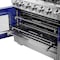 Forno Capriasca 36In. Freestanding French Door Gas Range FFSGS6460-36 - alternate 3